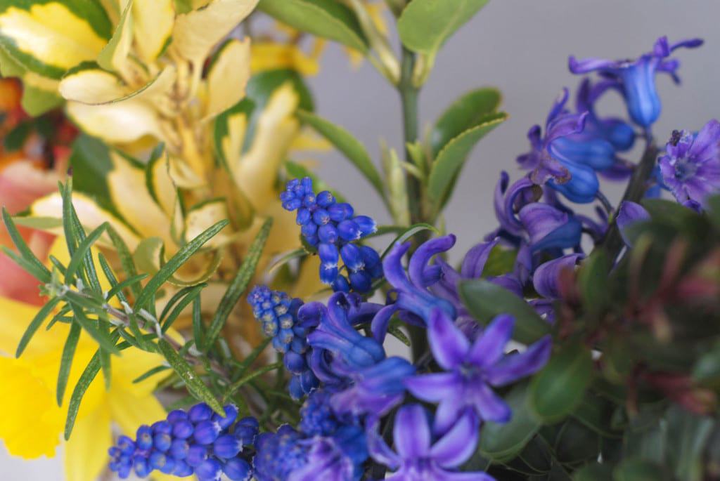 A Rainbow Flower Arrangement