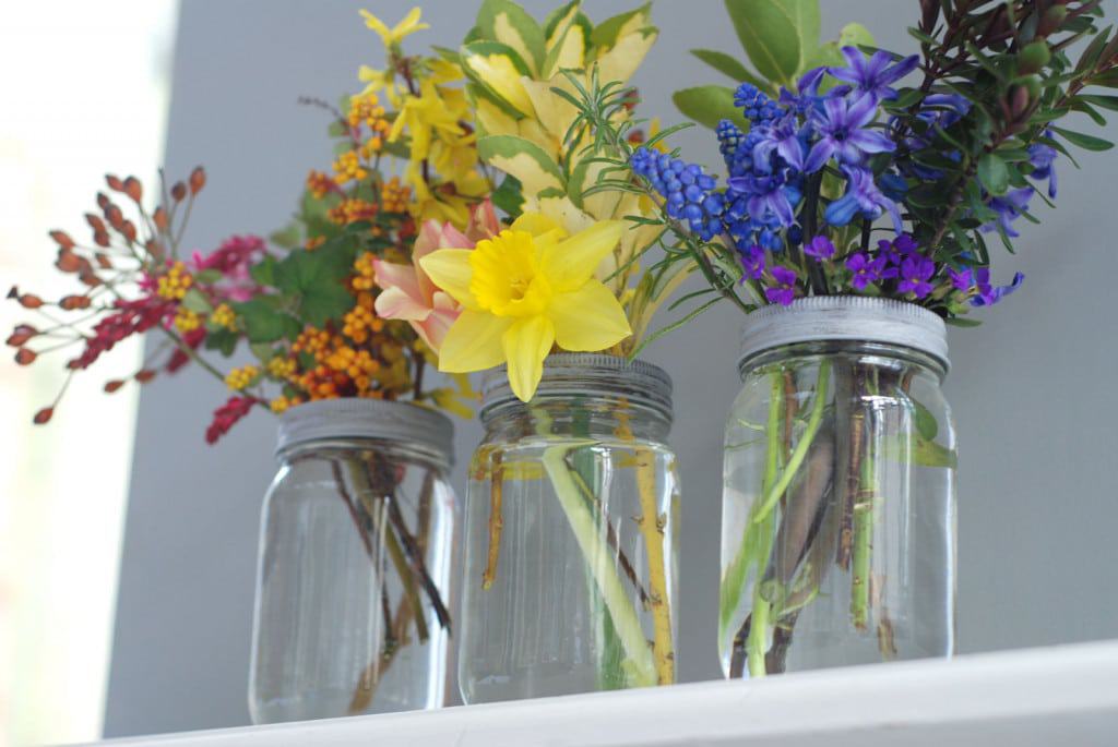A Rainbow Flower Arrangement