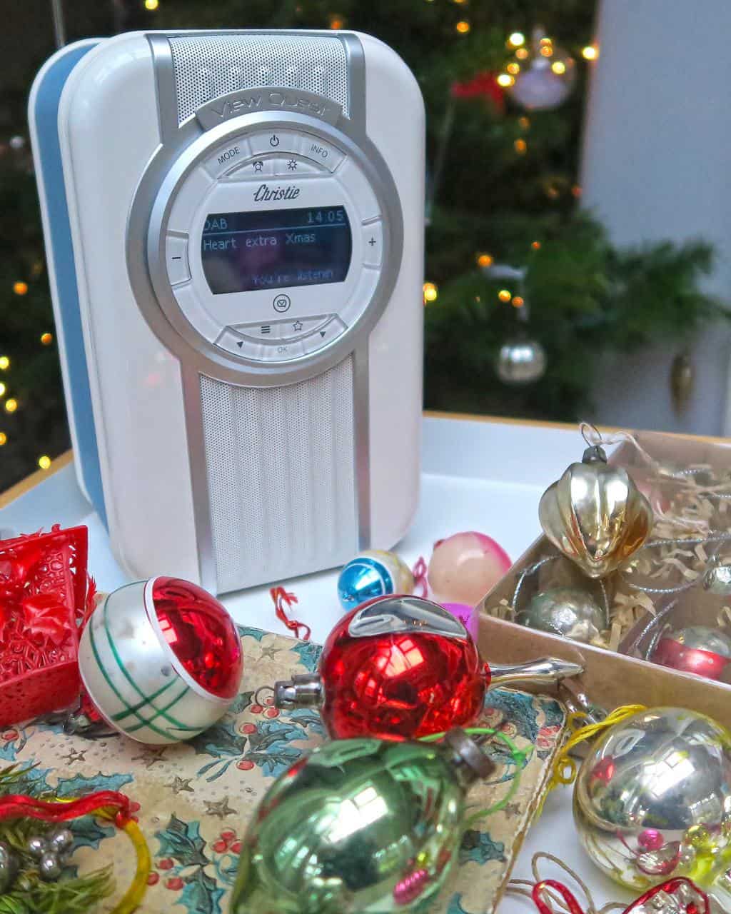 Decorating the Christmas Tree with the VQ Christie Radio