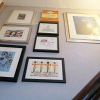 how to create a gallery wall up a staircase