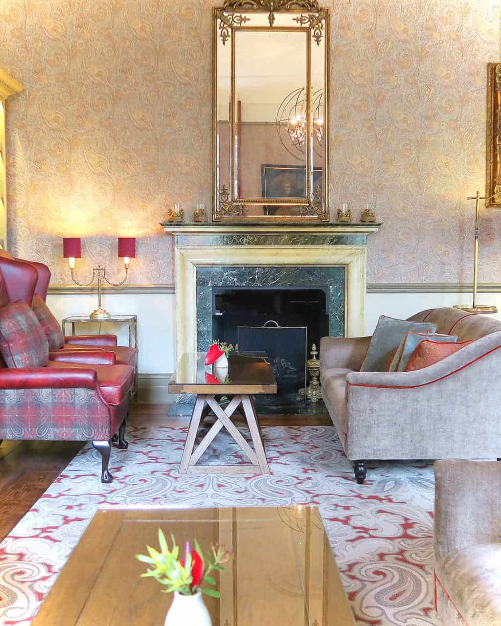 Our Experience of the Bath Spa Hotel — the beautiful interior decor.