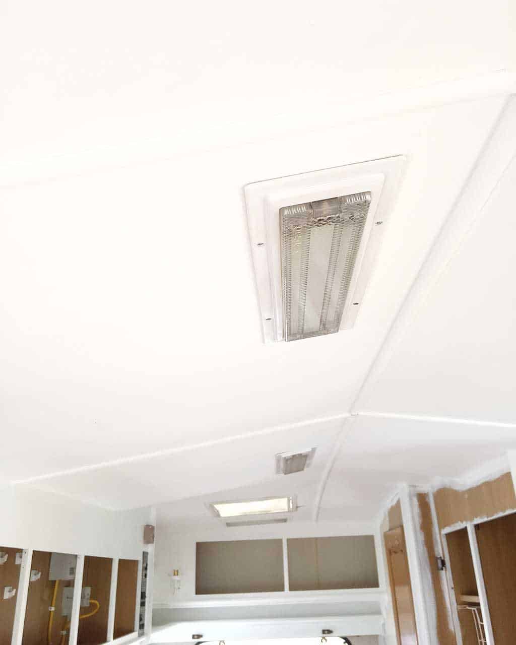 Tips on decorating a caravan, including how to paint a caravan ceiling and the best paint to use.