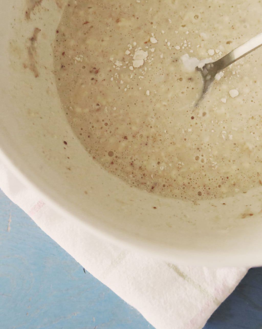 Eggless Pancake Recipe — the batter