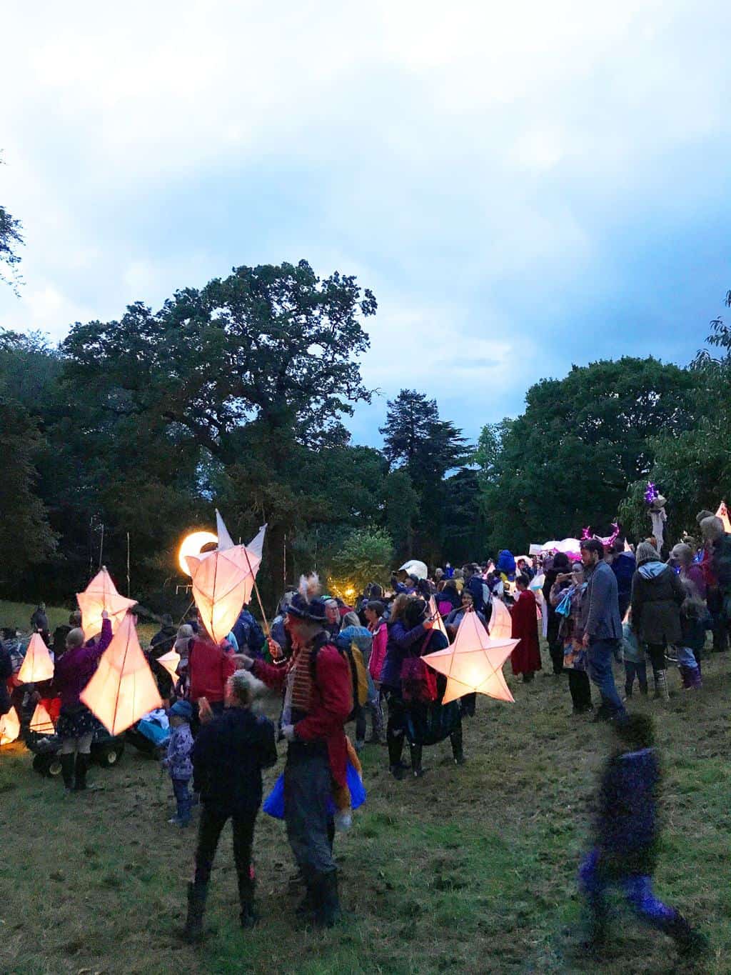 Paper lanterns at Just So Festival