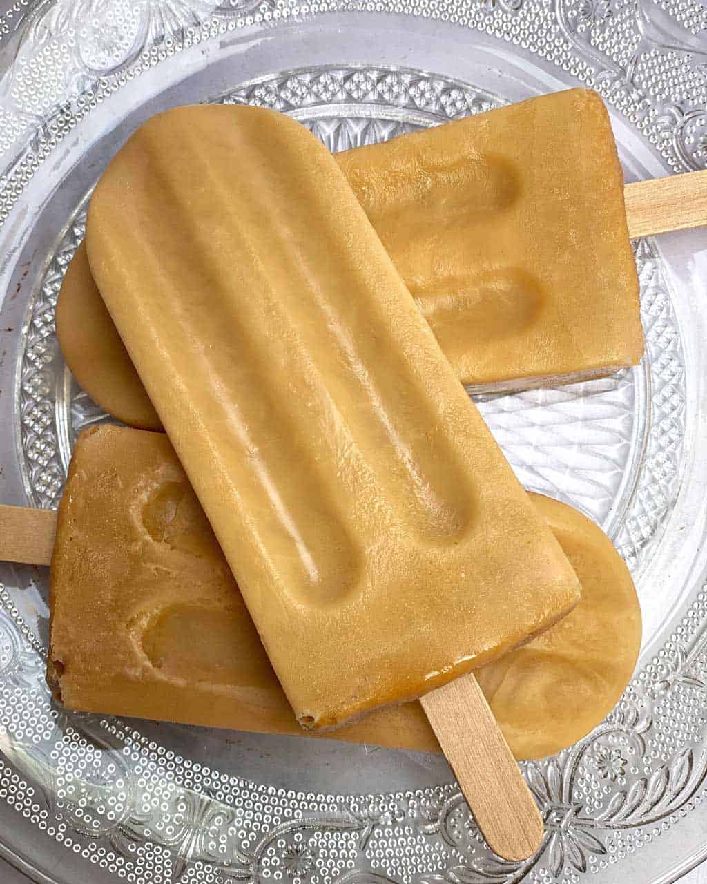 A Recipe for Creamy Caramel Ice Lollies {with just 2 ingredients}