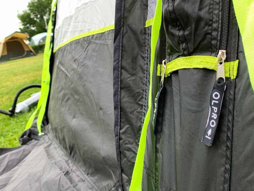 the OLPRO View 420 Caravan Inflatable Porch Awning