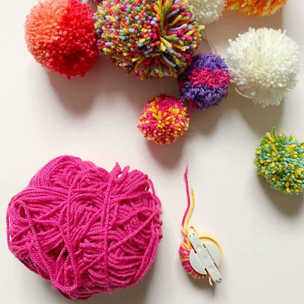 Pom pom makers are a fantastic way of making pom poms quickly and easily!