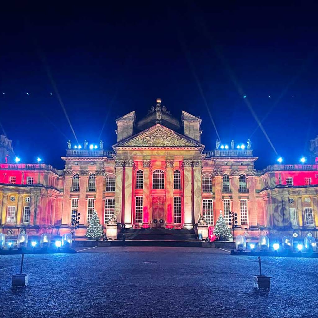 The Blenheim Palace Christmas Lights Trail By The Listed Home