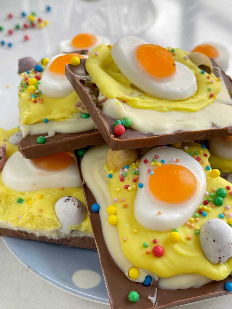 How To Make Easter Chocolate Slab — simple Recipe with easy to follow instructions  