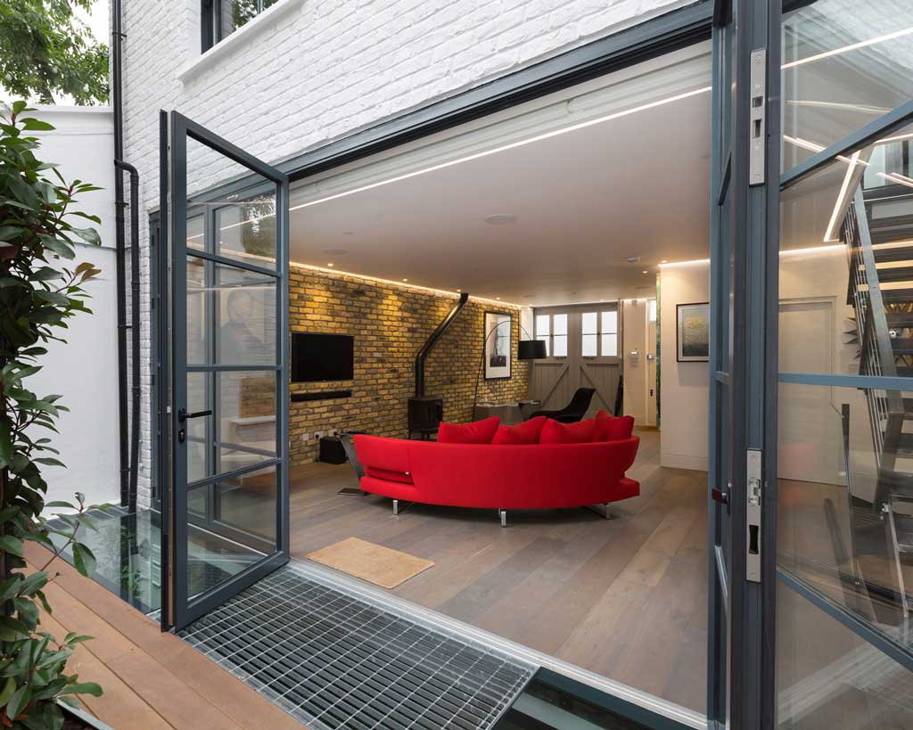 Cool uses for cellars and Victorian basements — living space. Image credit: Simply Basement.