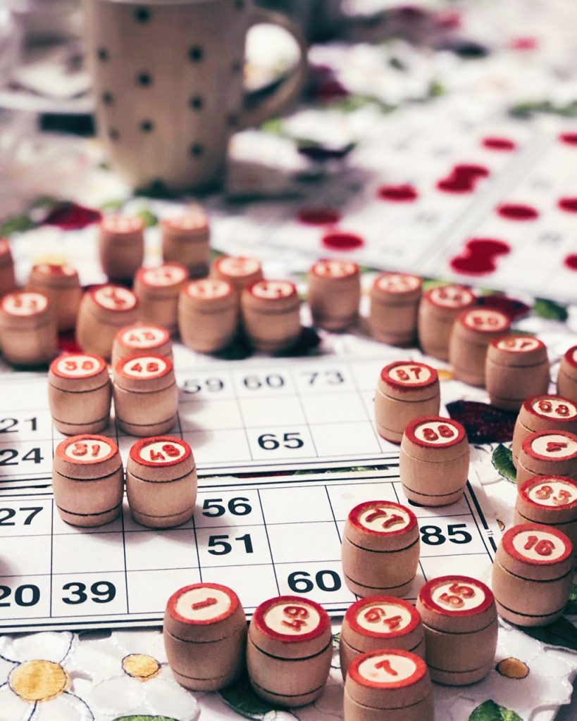 Christmas party games — bingo
